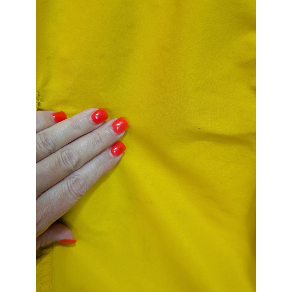 Vintage Y2K Yellow Convertible Parachute Cargo Pants Gorpcore Wide-Leg W/ Flaws - Picture 9 of 16